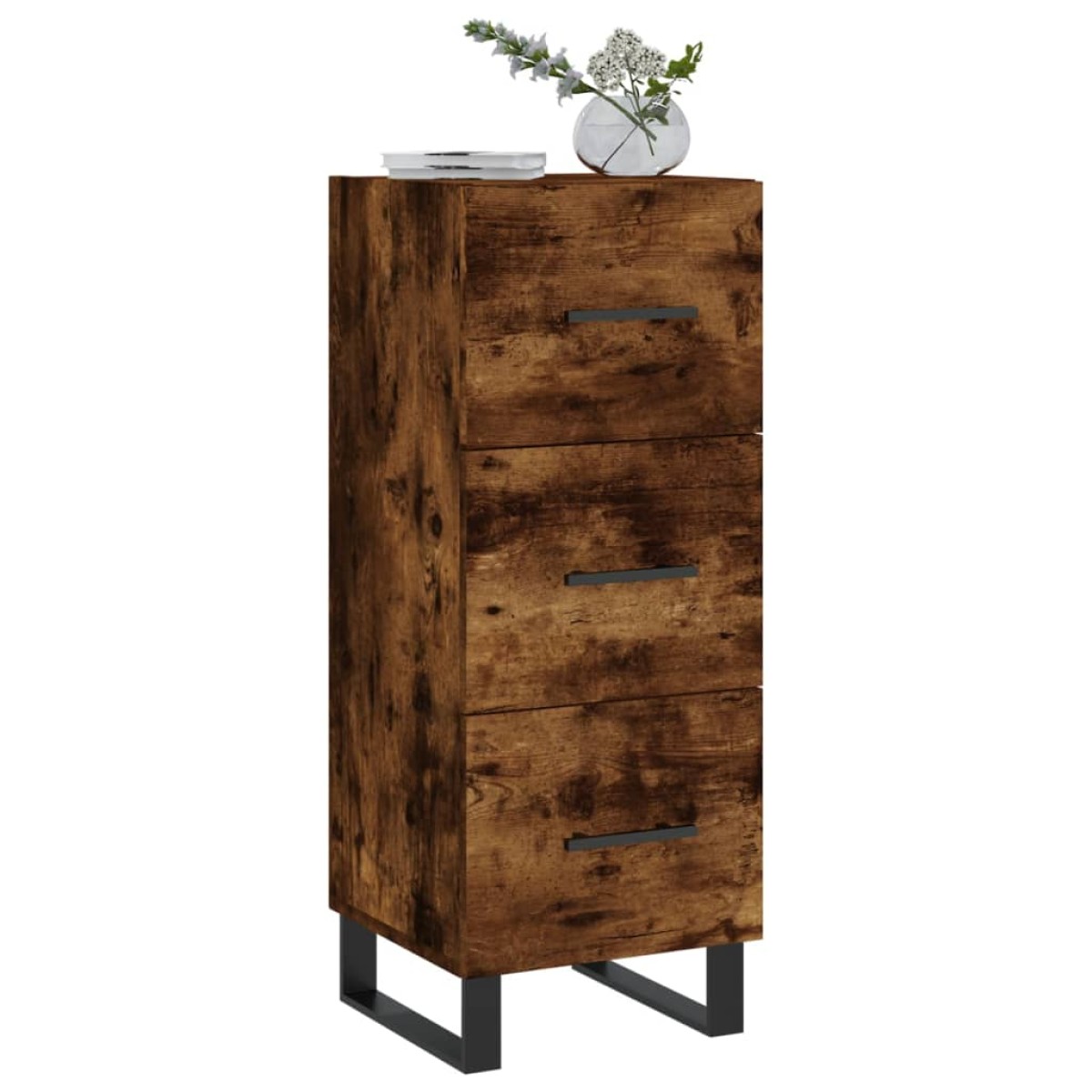 vidaXL Ντουλάπι Καπνιστή Δρυς 34,5 x 34 x 90 εκ. Επεξεργασμένο Ξύλο