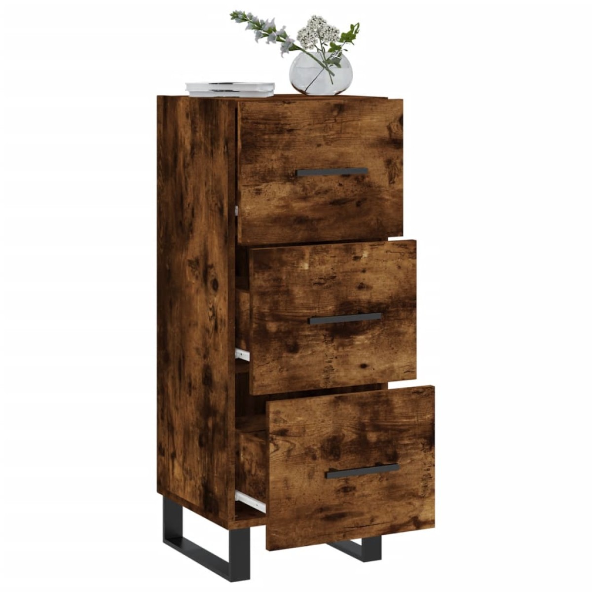 vidaXL Ντουλάπι Καπνιστή Δρυς 34,5 x 34 x 90 εκ. Επεξεργασμένο Ξύλο