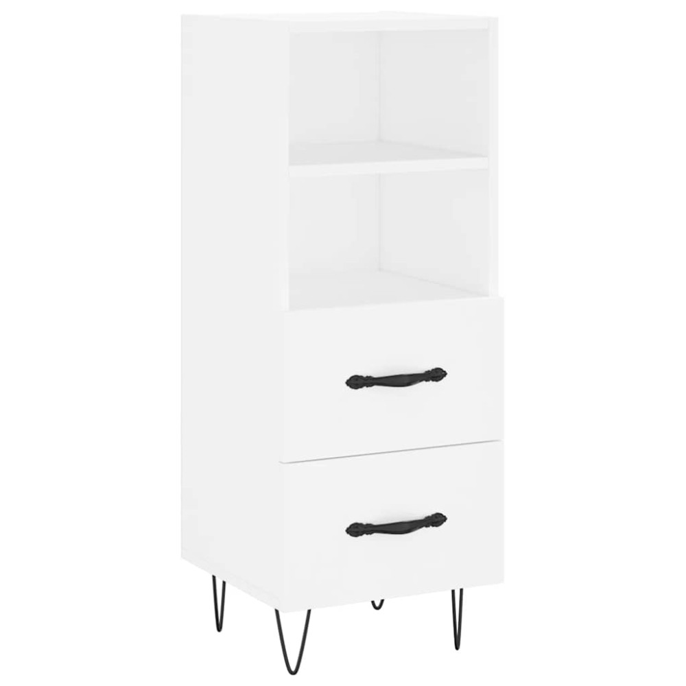 vidaXL Ντουλάπι Λευκό 34,5 x 34 x 90 εκ. από Επεξεργασμένο Ξύλο