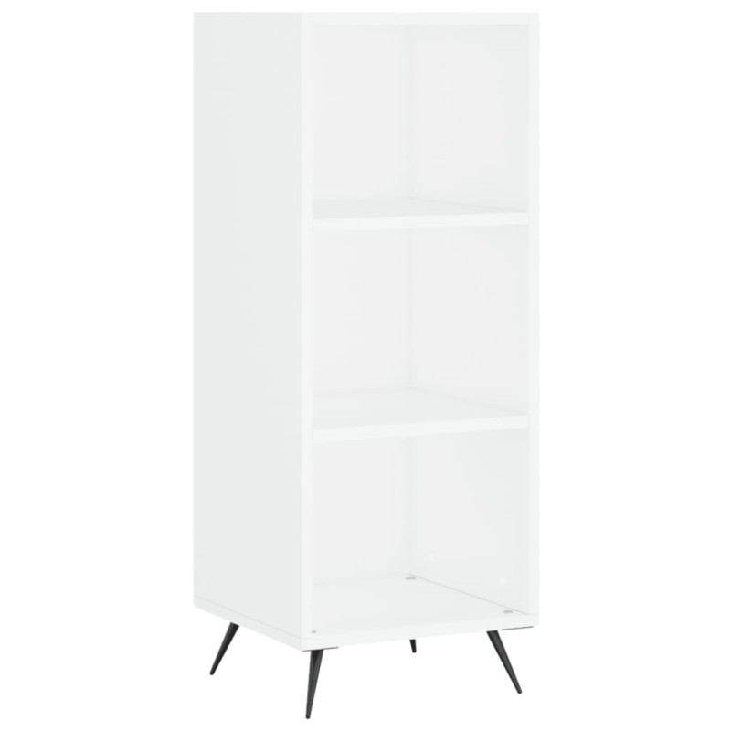 vidaXL Ραφιέρα Λευκή 34,5 x 32,5 x 90 εκ. από Επεξεργασμένο Ξύλο