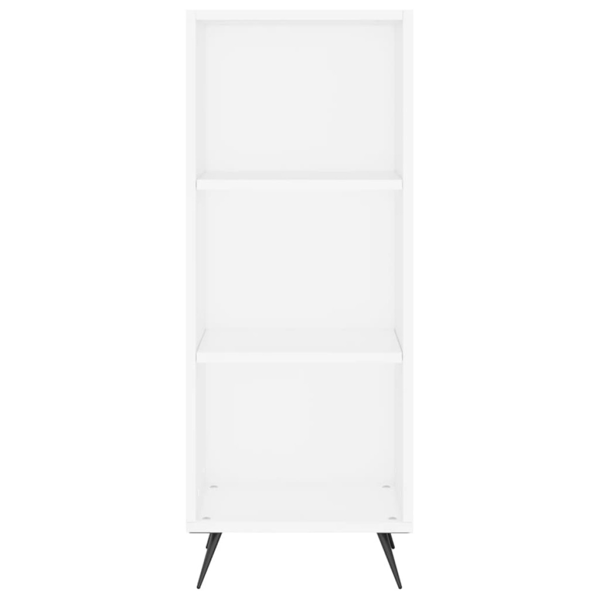vidaXL Ραφιέρα Λευκή 34,5 x 32,5 x 90 εκ. από Επεξεργασμένο Ξύλο