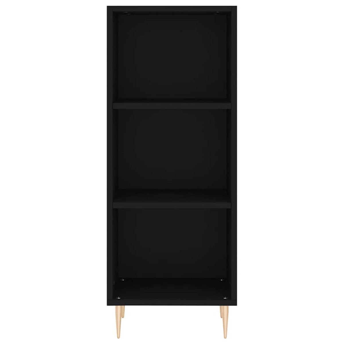 vidaXL Ντουλάπι Μαύρο 34,5x32,5x90 εκ. Επεξεργασμένο Ξύλο