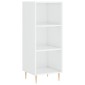 vidaXL Ντουλάπι Γυαλιστερό Λευκό 34,5 x 32,5 x 90 εκ. Επεξεργ. Ξύλο