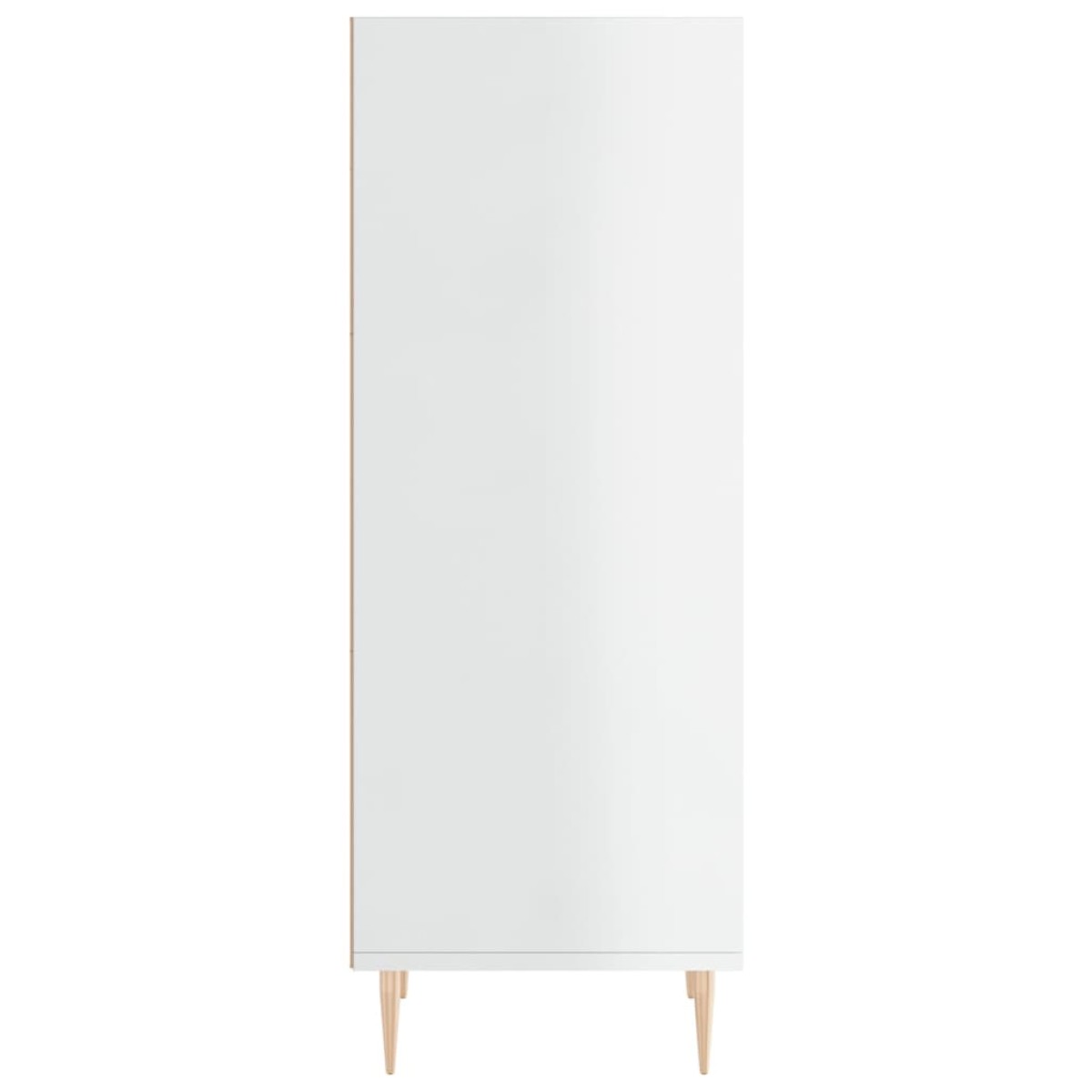vidaXL Ντουλάπι Γυαλιστερό Λευκό 34,5 x 32,5 x 90 εκ. Επεξεργ. Ξύλο