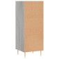 vidaXL Ντουλάπι Γκρι sonoma 34,5x32,5x90εκ. από Επεξεργασμένο Ξύλο