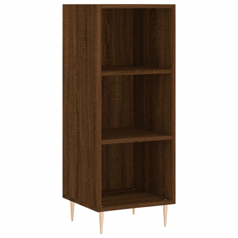 vidaXL Ντουλάπι Καφέ Δρυς 34,5x32,5x90 εκ. Επεξεργασμένο Ξύλο