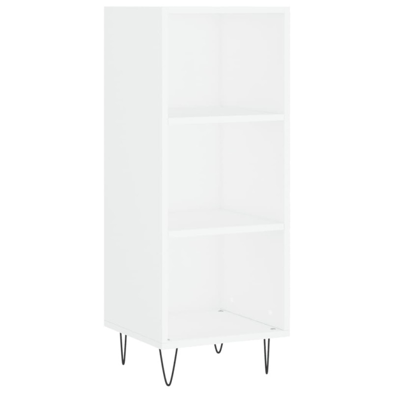 vidaXL Ντουλάπι Λευκό 34,5x32,5x90 εκ. Επεξεργασμένο Ξύλο