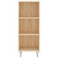 vidaXL Ντουλάπι Sonoma Δρυς 34,5x32,5x90 εκ. από Επεξεργασμένο Ξύλο