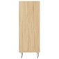 vidaXL Ντουλάπι Sonoma Δρυς 34,5x32,5x90 εκ. από Επεξεργασμένο Ξύλο