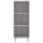 vidaXL Ντουλάπι Γκρι sonoma 34,5x32,5x90εκ. από Επεξεργασμένο Ξύλο