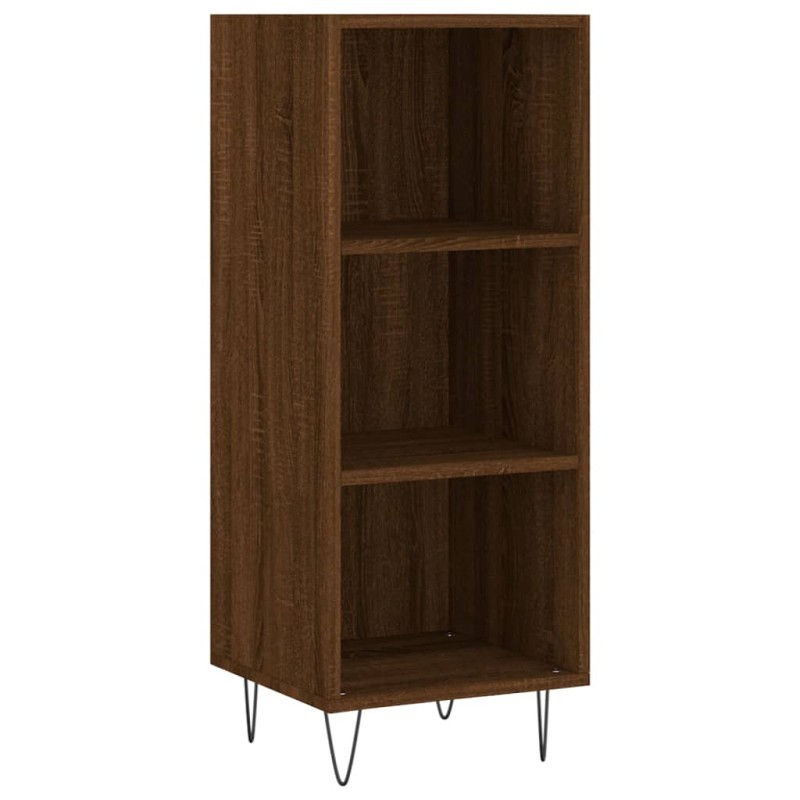 vidaXL Ντουλάπι Καφέ Δρυς 34,5x32,5x90 εκ. Επεξεργασμένο Ξύλο
