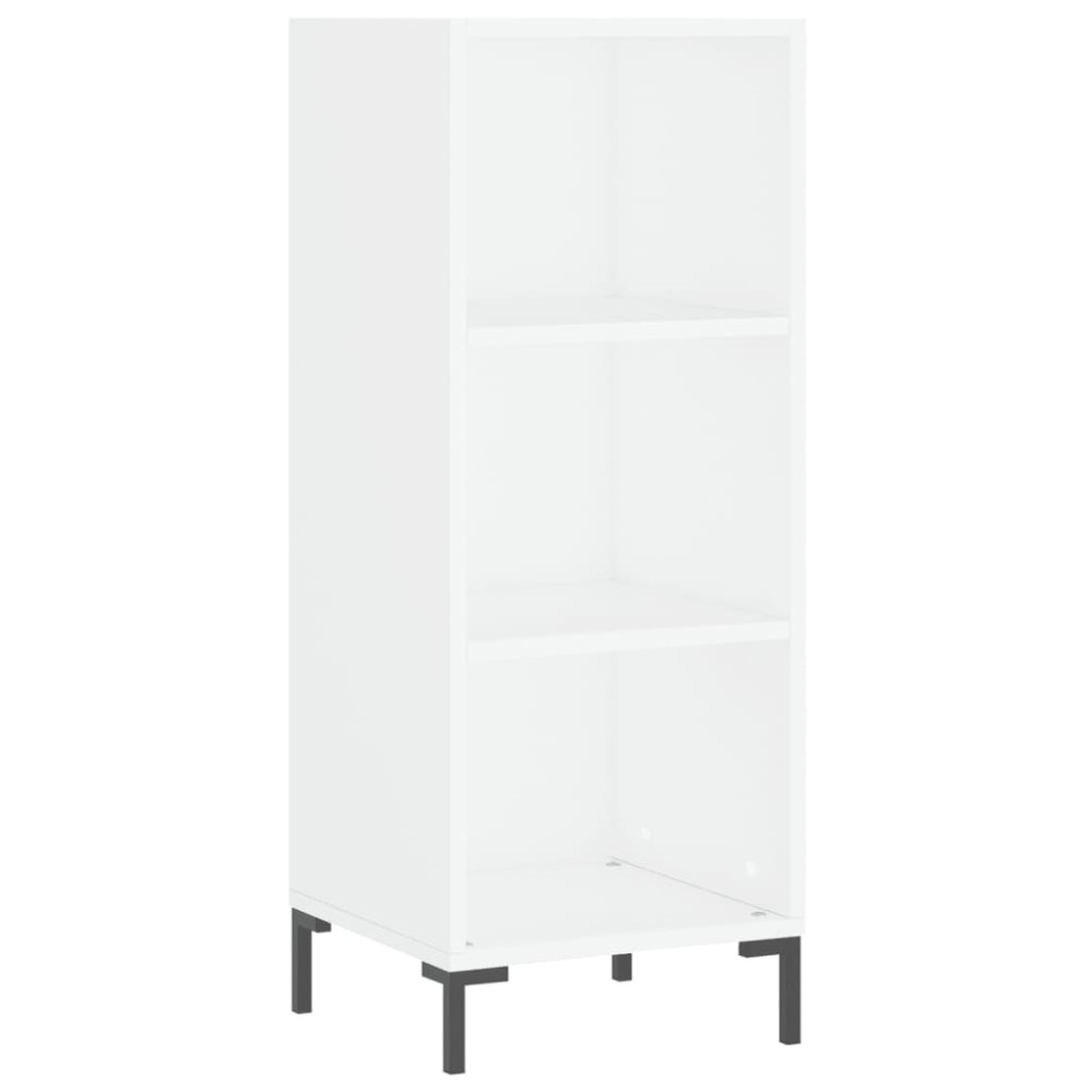 vidaXL Ντουλάπι Λευκό 34,5x32,5x90 εκ. Επεξεργασμένο Ξύλο