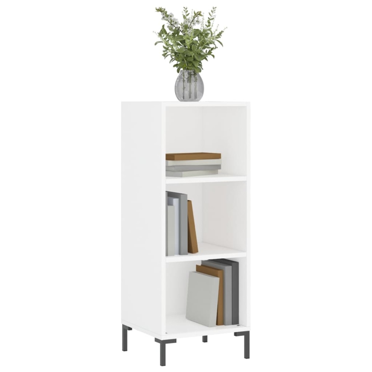 vidaXL Ντουλάπι Λευκό 34,5x32,5x90 εκ. Επεξεργασμένο Ξύλο