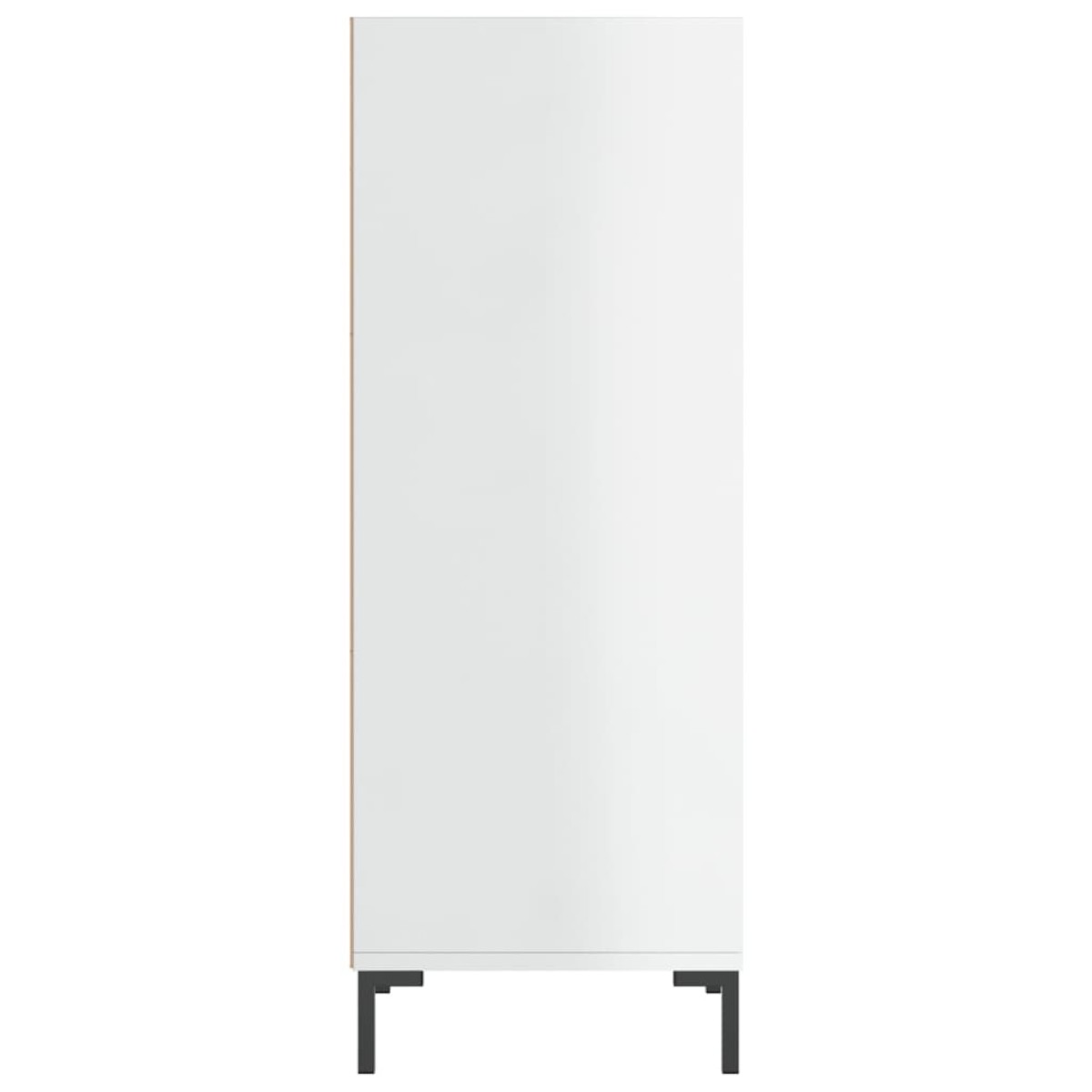 vidaXL Ντουλάπι Γυαλιστερό Λευκό 34,5 x 32,5 x 90 εκ. Επεξεργ. Ξύλο
