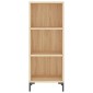 vidaXL Ντουλάπι Sonoma Δρυς 34,5x32,5x90 εκ. από Επεξεργασμένο Ξύλο