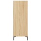 vidaXL Ντουλάπι Sonoma Δρυς 34,5x32,5x90 εκ. από Επεξεργασμένο Ξύλο