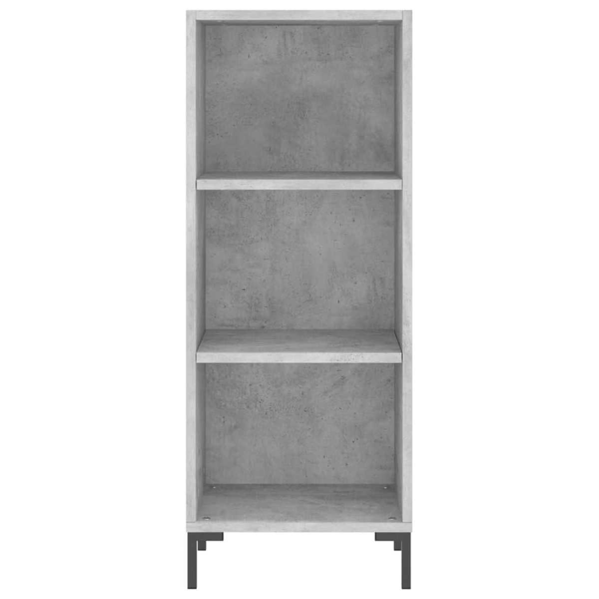 vidaXL Ντουλάπι Γκρι Σκυροδέματος 34,5x32,5x90 εκ. Επεξεργασμένο Ξύλο