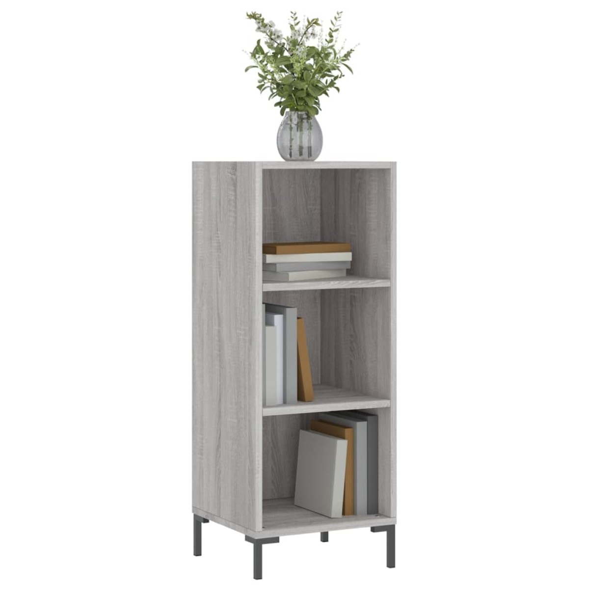 vidaXL Ντουλάπι Γκρι sonoma 34,5x32,5x90εκ. από Επεξεργασμένο Ξύλο