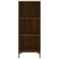 vidaXL Ντουλάπι Καφέ Δρυς 34,5x32,5x90 εκ. Επεξεργασμένο Ξύλο