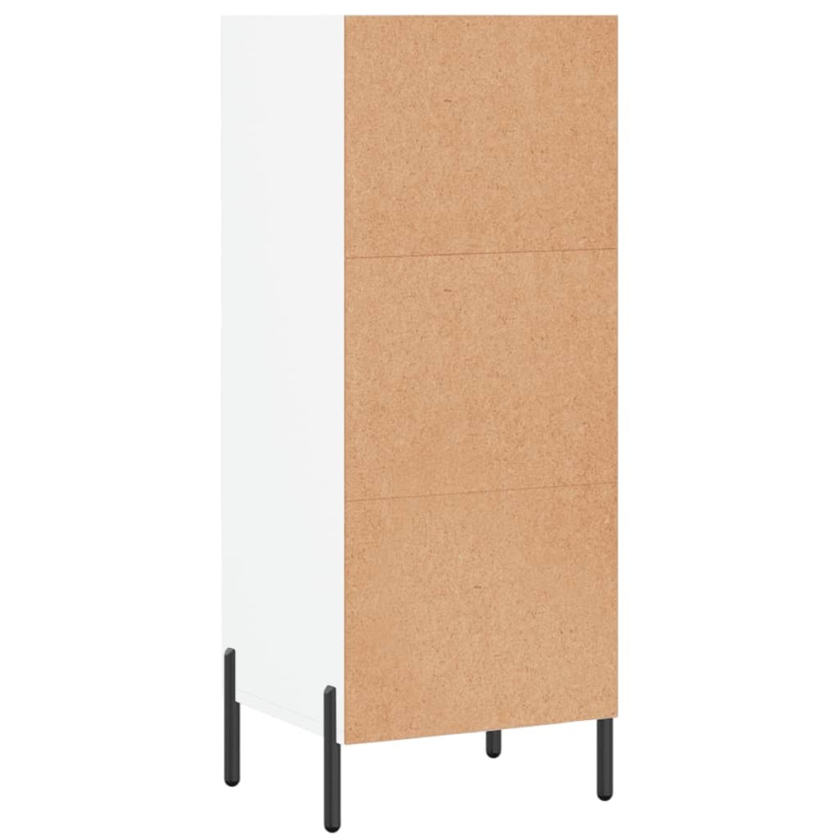vidaXL Ντουλάπι Λευκό 34,5x32,5x90 εκ. Επεξεργασμένο Ξύλο