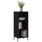 vidaXL Ντουλάπι Μαύρο 34,5x32,5x90 εκ. Επεξεργασμένο Ξύλο