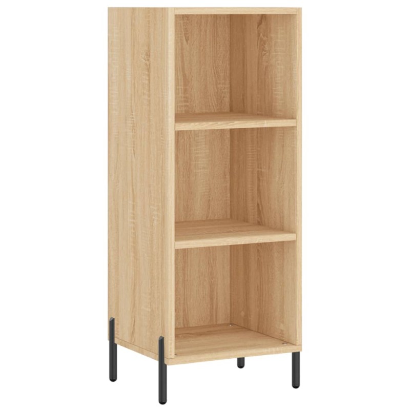 vidaXL Ντουλάπι Sonoma Δρυς 34,5x32,5x90 εκ. από Επεξεργασμένο Ξύλο