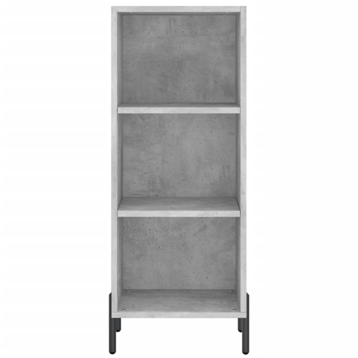 vidaXL Ντουλάπι Γκρι Σκυροδέματος 34,5x32,5x90 εκ. Επεξεργασμένο Ξύλο