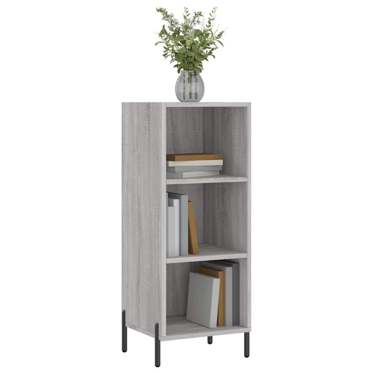 vidaXL Ντουλάπι Γκρι sonoma 34,5x32,5x90εκ. από Επεξεργασμένο Ξύλο