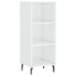 vidaXL Ντουλάπι Γυαλιστερό Λευκό 34,5 x 32,5 x 90 εκ. Επεξεργ. Ξύλο