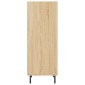 vidaXL Ντουλάπι Sonoma Δρυς 34,5x32,5x90 εκ. από Επεξεργασμένο Ξύλο