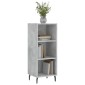 vidaXL Ντουλάπι Γκρι Σκυροδέματος 34,5x32,5x90 εκ. Επεξεργασμένο Ξύλο