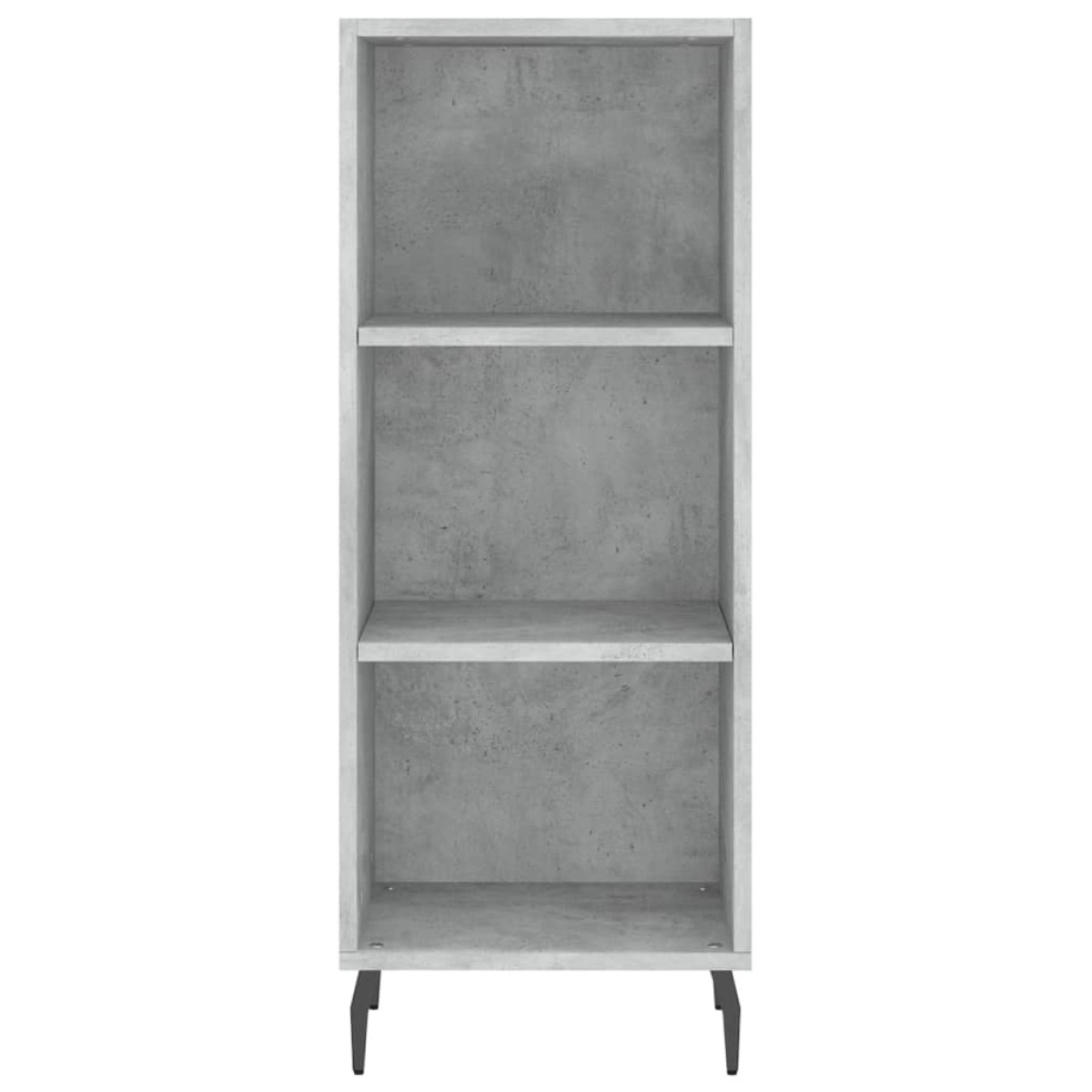 vidaXL Ντουλάπι Γκρι Σκυροδέματος 34,5x32,5x90 εκ. Επεξεργασμένο Ξύλο