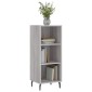 vidaXL Ντουλάπι Γκρι sonoma 34,5x32,5x90εκ. από Επεξεργασμένο Ξύλο