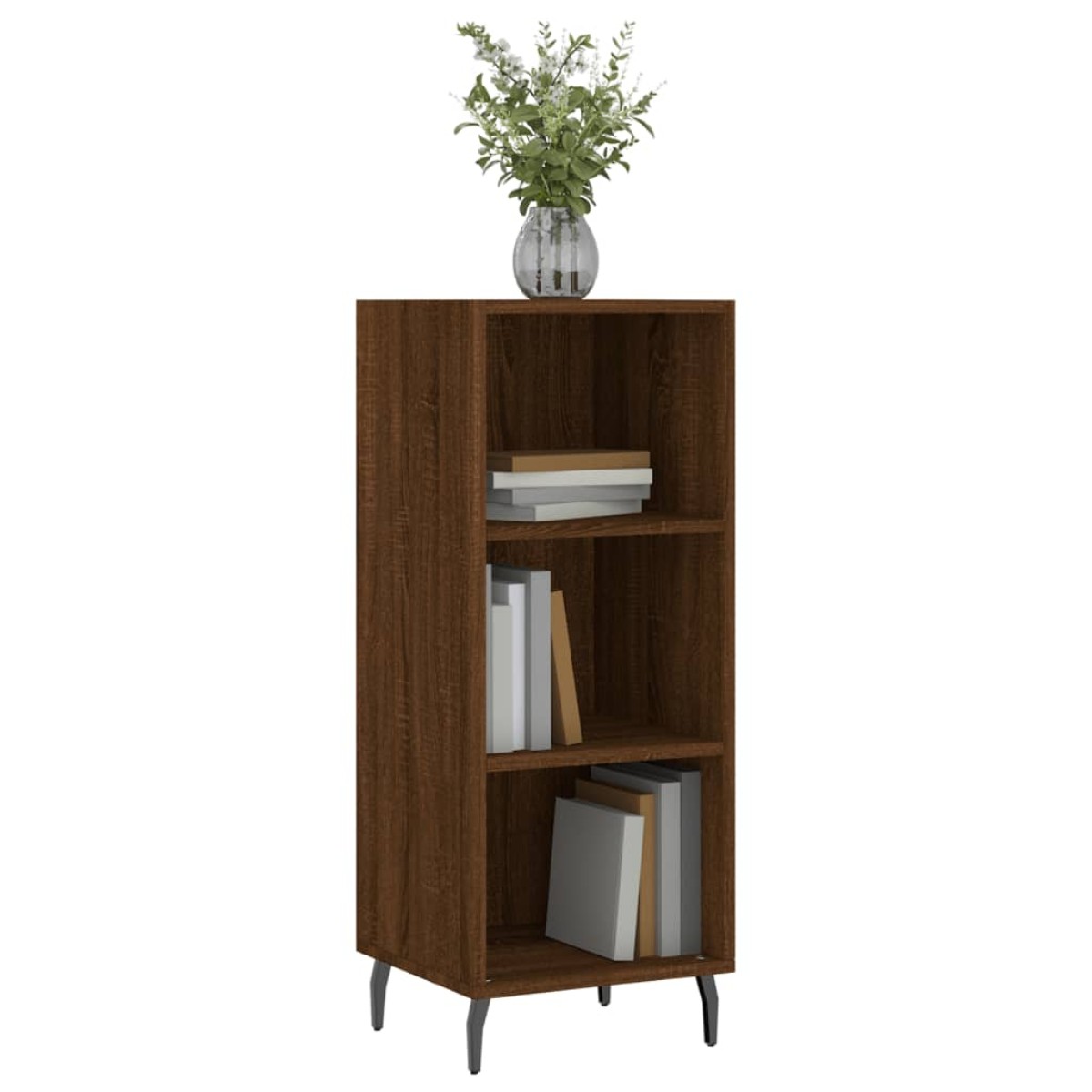 vidaXL Ντουλάπι Καφέ Δρυς 34,5x32,5x90 εκ. Επεξεργασμένο Ξύλο