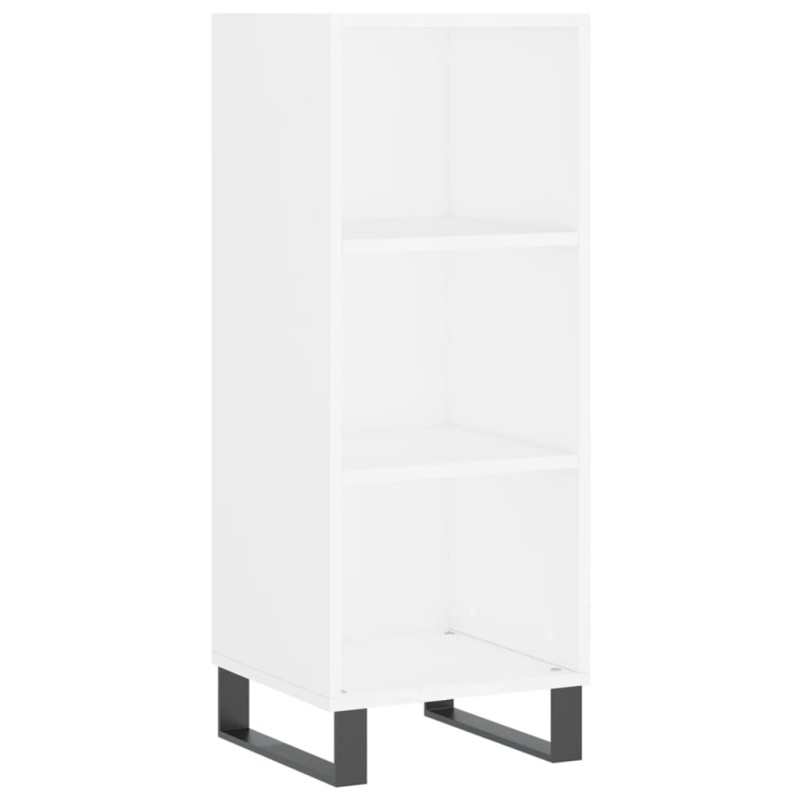 vidaXL Ντουλάπι Λευκό 34,5x32,5x90 εκ. Επεξεργασμένο Ξύλο