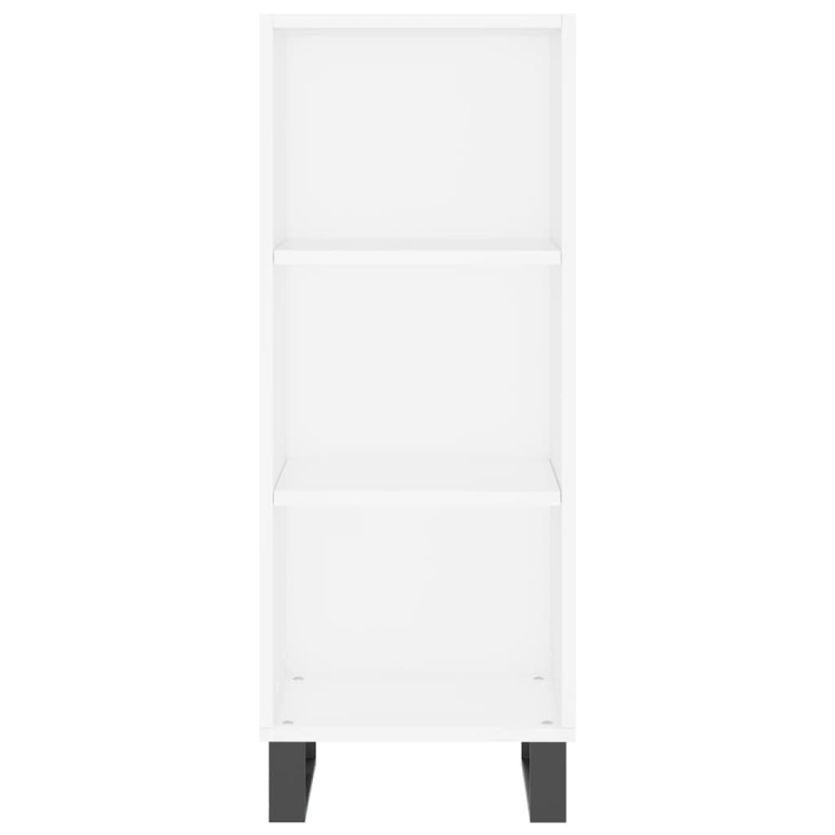 vidaXL Ντουλάπι Λευκό 34,5x32,5x90 εκ. Επεξεργασμένο Ξύλο