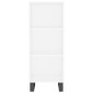 vidaXL Ντουλάπι Λευκό 34,5x32,5x90 εκ. Επεξεργασμένο Ξύλο