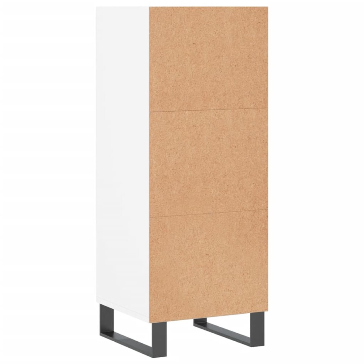 vidaXL Ντουλάπι Λευκό 34,5x32,5x90 εκ. Επεξεργασμένο Ξύλο