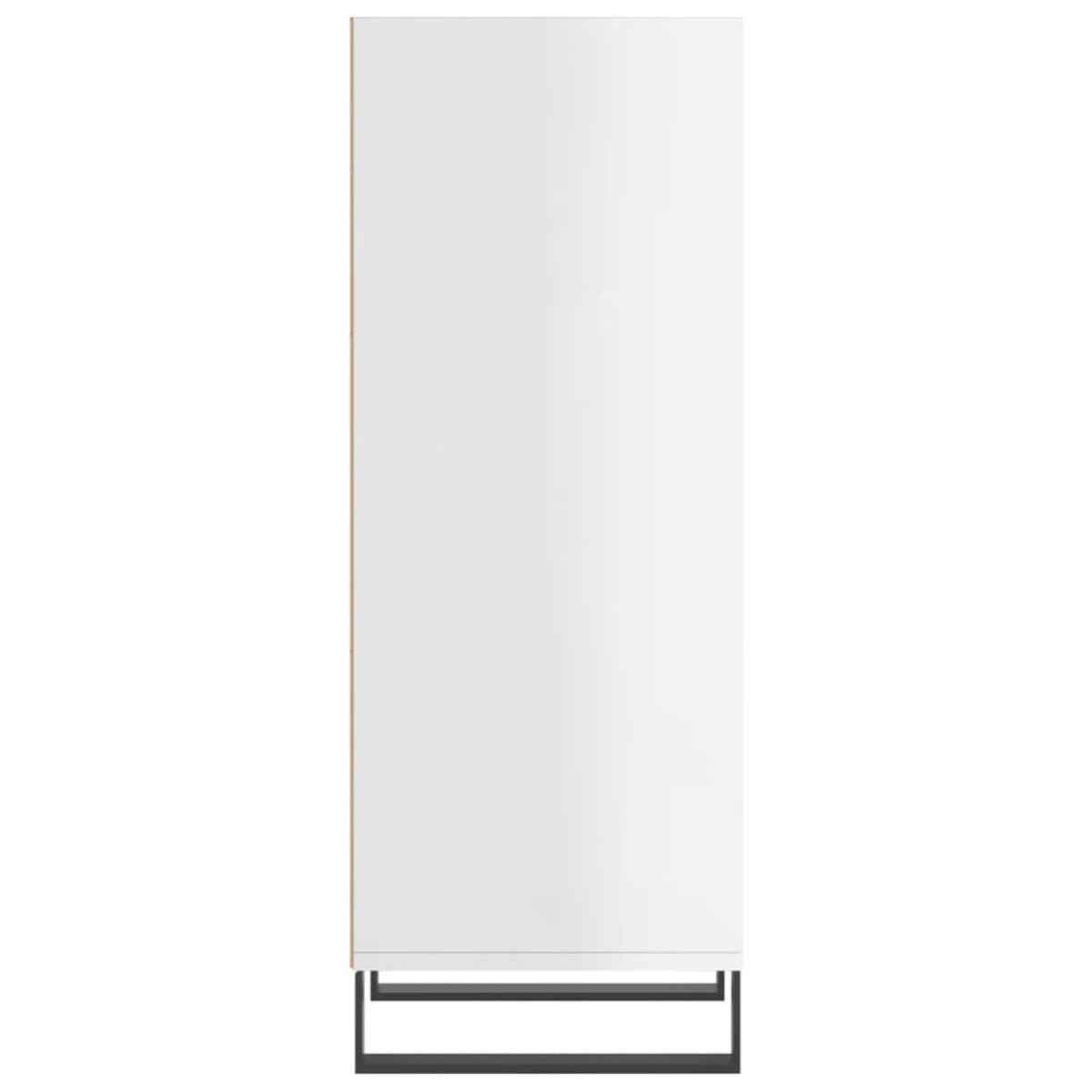vidaXL Ντουλάπι Γυαλιστερό Λευκό 34,5 x 32,5 x 90 εκ. Επεξεργ. Ξύλο