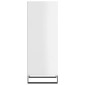 vidaXL Ντουλάπι Γυαλιστερό Λευκό 34,5 x 32,5 x 90 εκ. Επεξεργ. Ξύλο