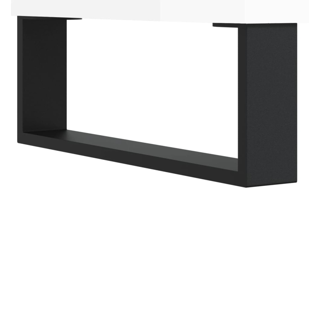vidaXL Ντουλάπι Γυαλιστερό Λευκό 34,5 x 32,5 x 90 εκ. Επεξεργ. Ξύλο
