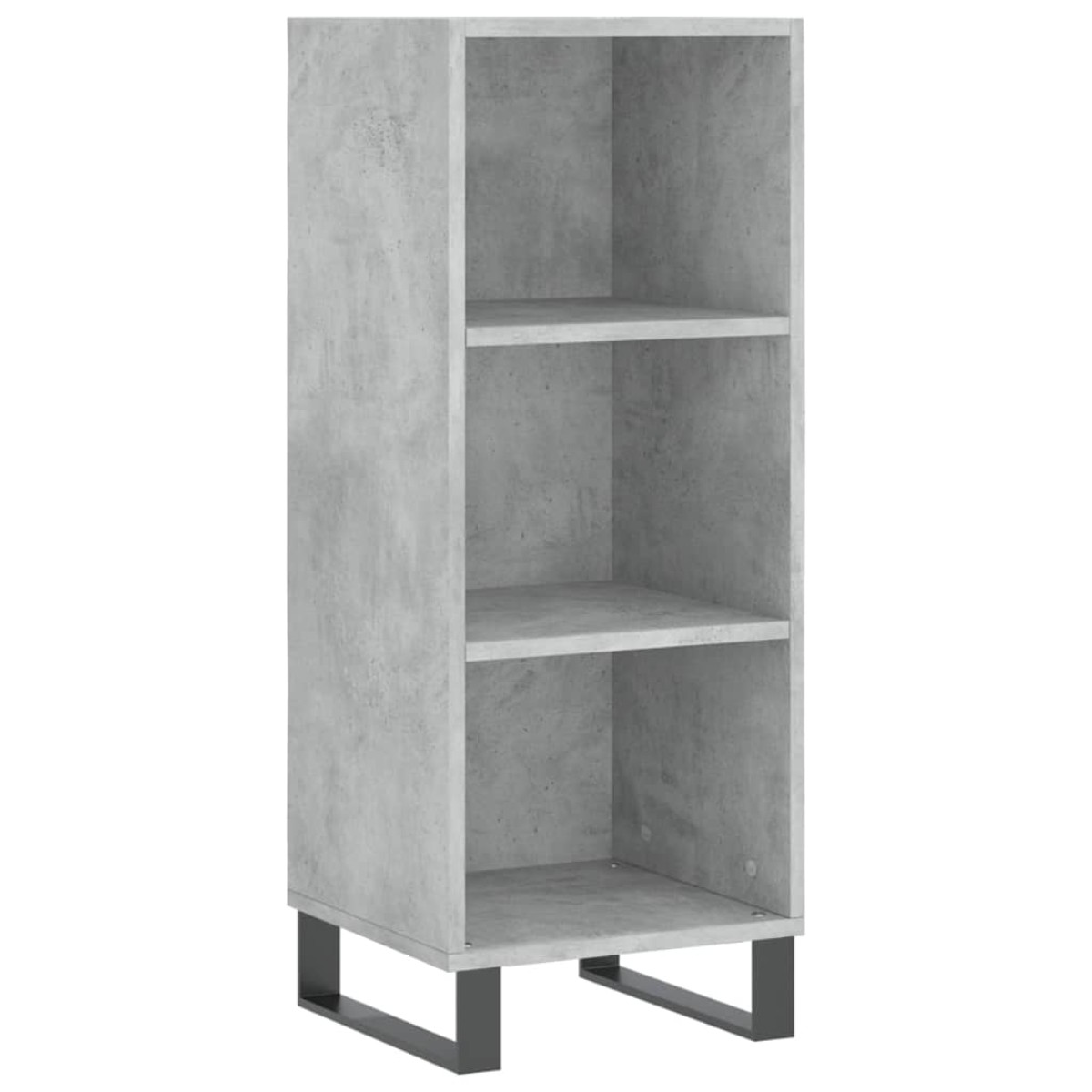 vidaXL Ντουλάπι Γκρι Σκυροδέματος 34,5x32,5x90 εκ. Επεξεργασμένο Ξύλο