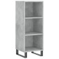 vidaXL Ντουλάπι Γκρι Σκυροδέματος 34,5x32,5x90 εκ. Επεξεργασμένο Ξύλο