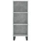 vidaXL Ντουλάπι Γκρι Σκυροδέματος 34,5x32,5x90 εκ. Επεξεργασμένο Ξύλο