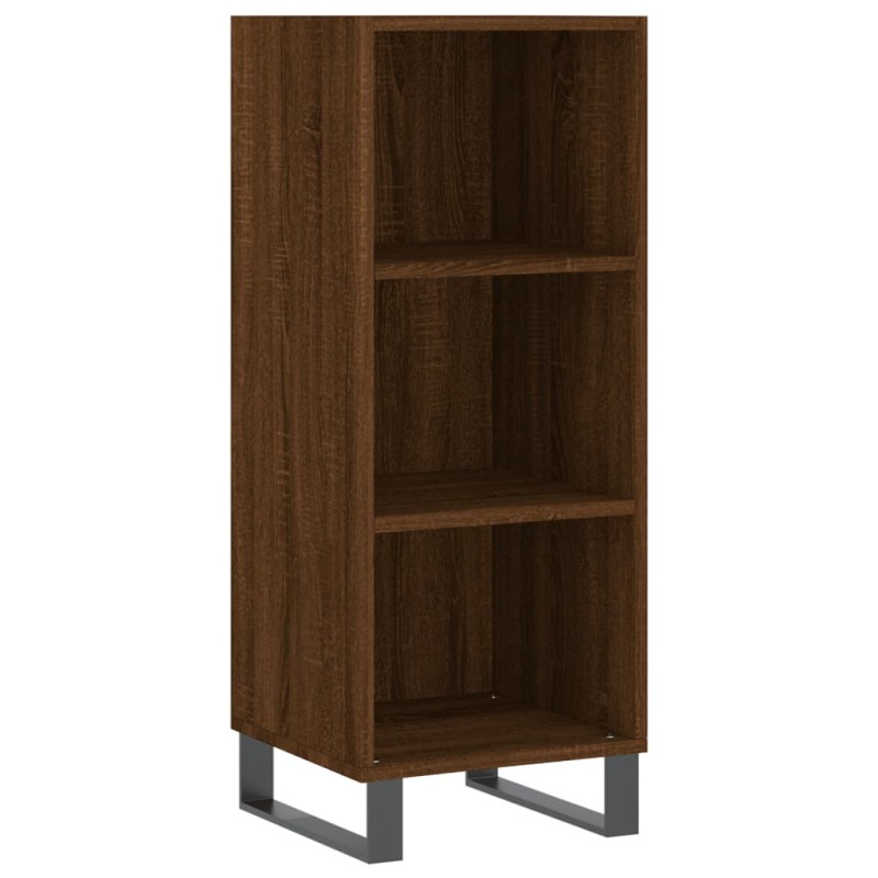 vidaXL Ντουλάπι Καφέ Δρυς 34,5x32,5x90 εκ. Επεξεργασμένο Ξύλο