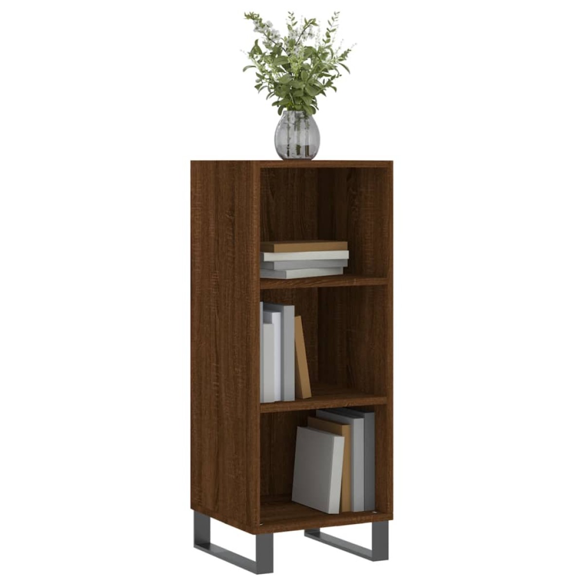 vidaXL Ντουλάπι Καφέ Δρυς 34,5x32,5x90 εκ. Επεξεργασμένο Ξύλο