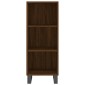 vidaXL Ντουλάπι Καφέ Δρυς 34,5x32,5x90 εκ. Επεξεργασμένο Ξύλο