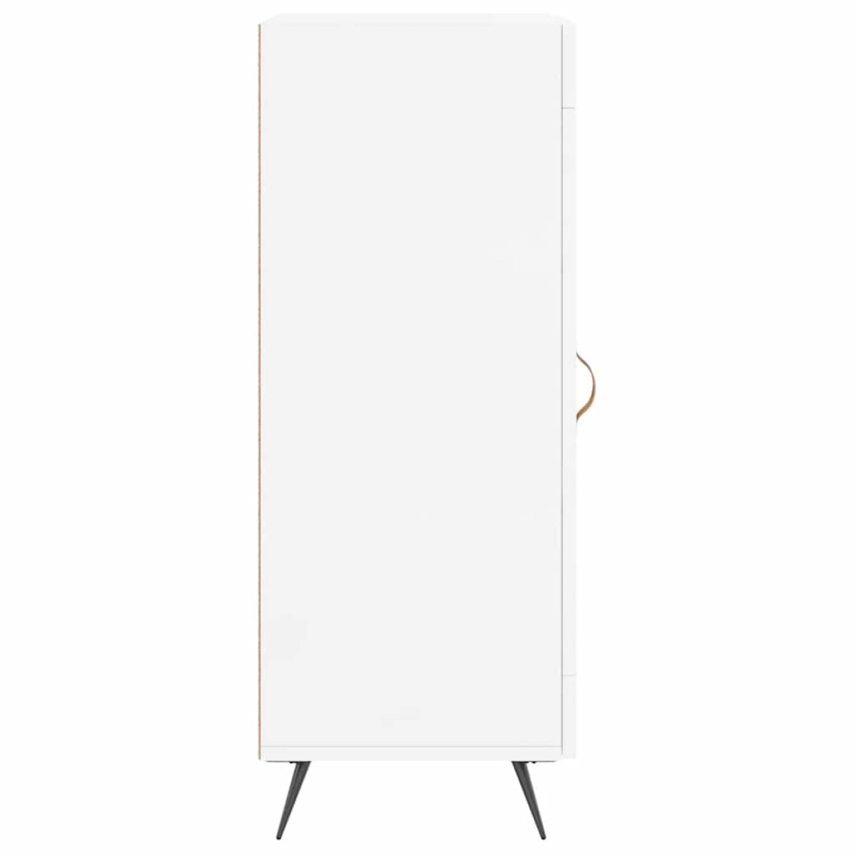 vidaXL Ντουλάπι Γυαλιστερό Λευκό 34,5x34x90 εκ. Επεξεργασμένο Ξύλο