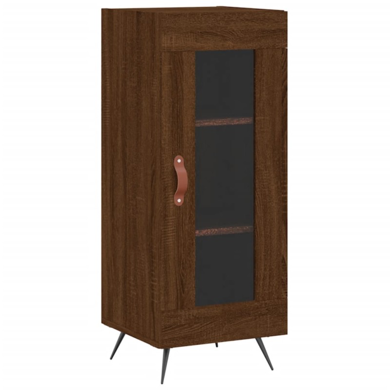 vidaXL Ντουλάπι Καφέ Δρυς 34,5 x 34 x 90 εκ. Επεξεργασμένο Ξύλο