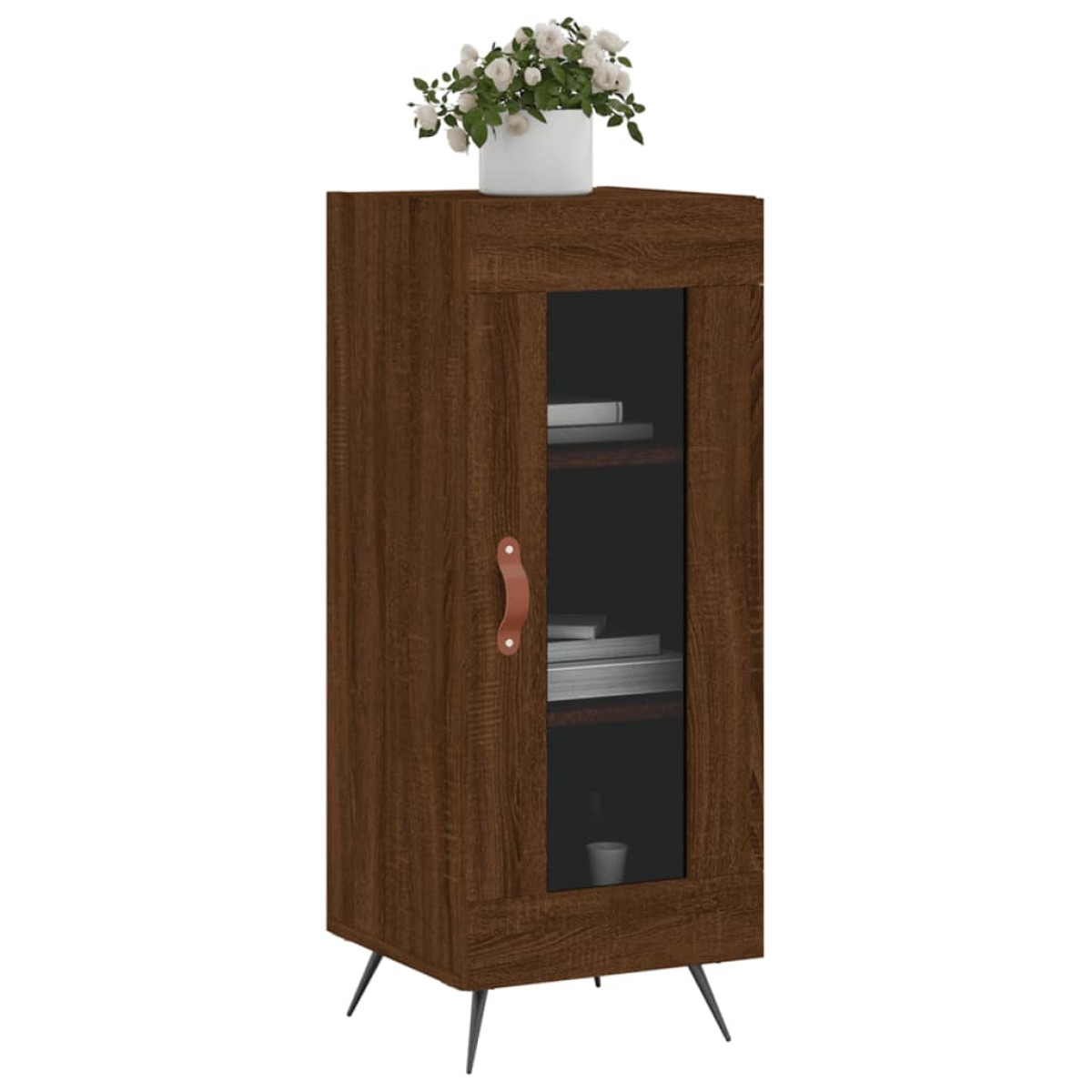 vidaXL Ντουλάπι Καφέ Δρυς 34,5 x 34 x 90 εκ. Επεξεργασμένο Ξύλο